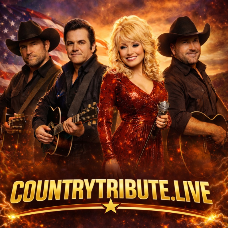 Country tribute show live on stage